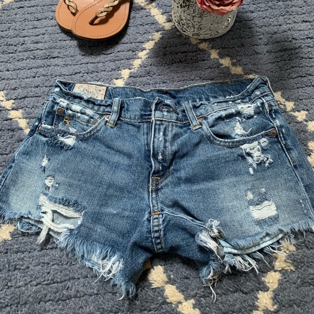 Polo Ralph Lauren Distressed Shorts